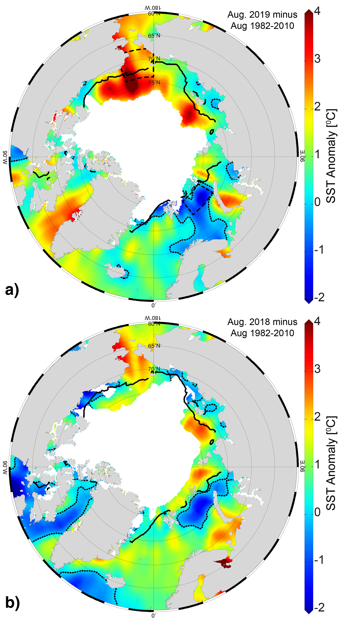 Sea Surface Temperature - NOAA Arctic