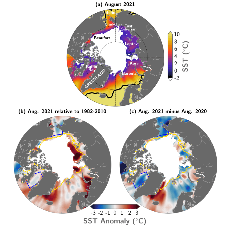 Sea Surface Temperature - NOAA Arctic