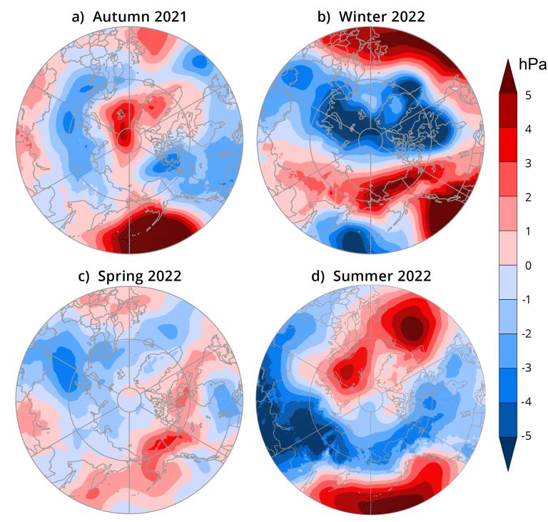 Surface Air Temperature - NOAA Arctic